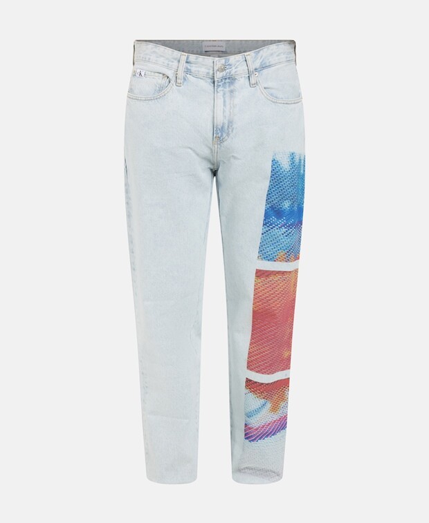 

Прямые джинсы Calvin Klein Jeans, светло-синий