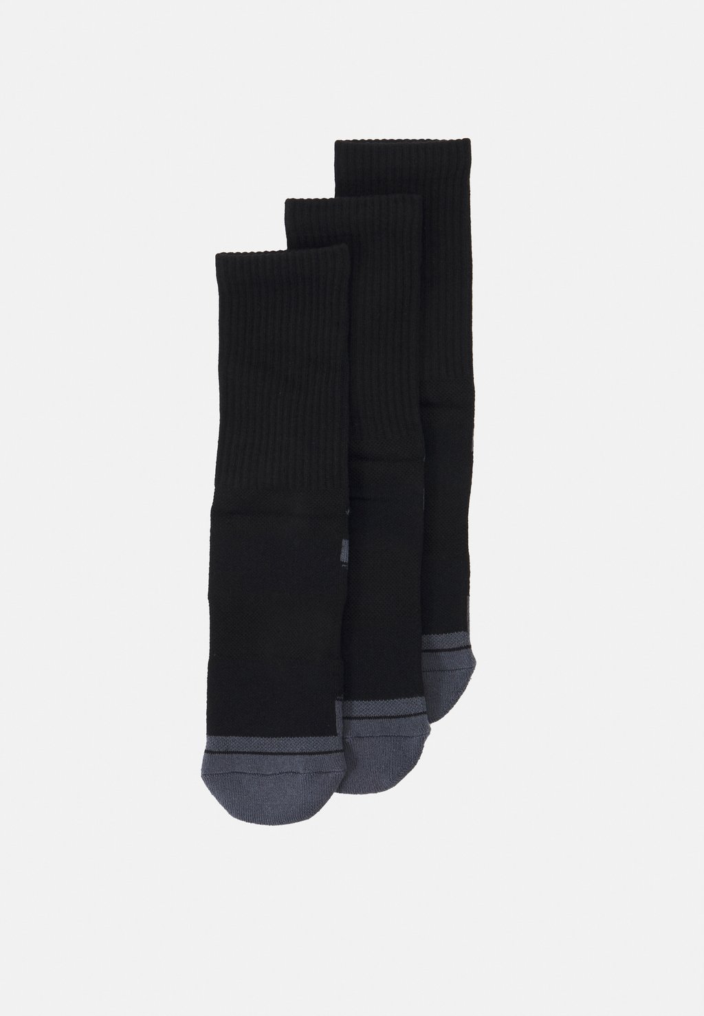 Спортивные носки Performance Mid Unisex 3 Pack Under Armour, цвет black / black / pitch gray