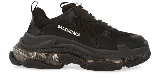 

Кроссовки Triple S с прозрачной подошвой Balenciaga, черный