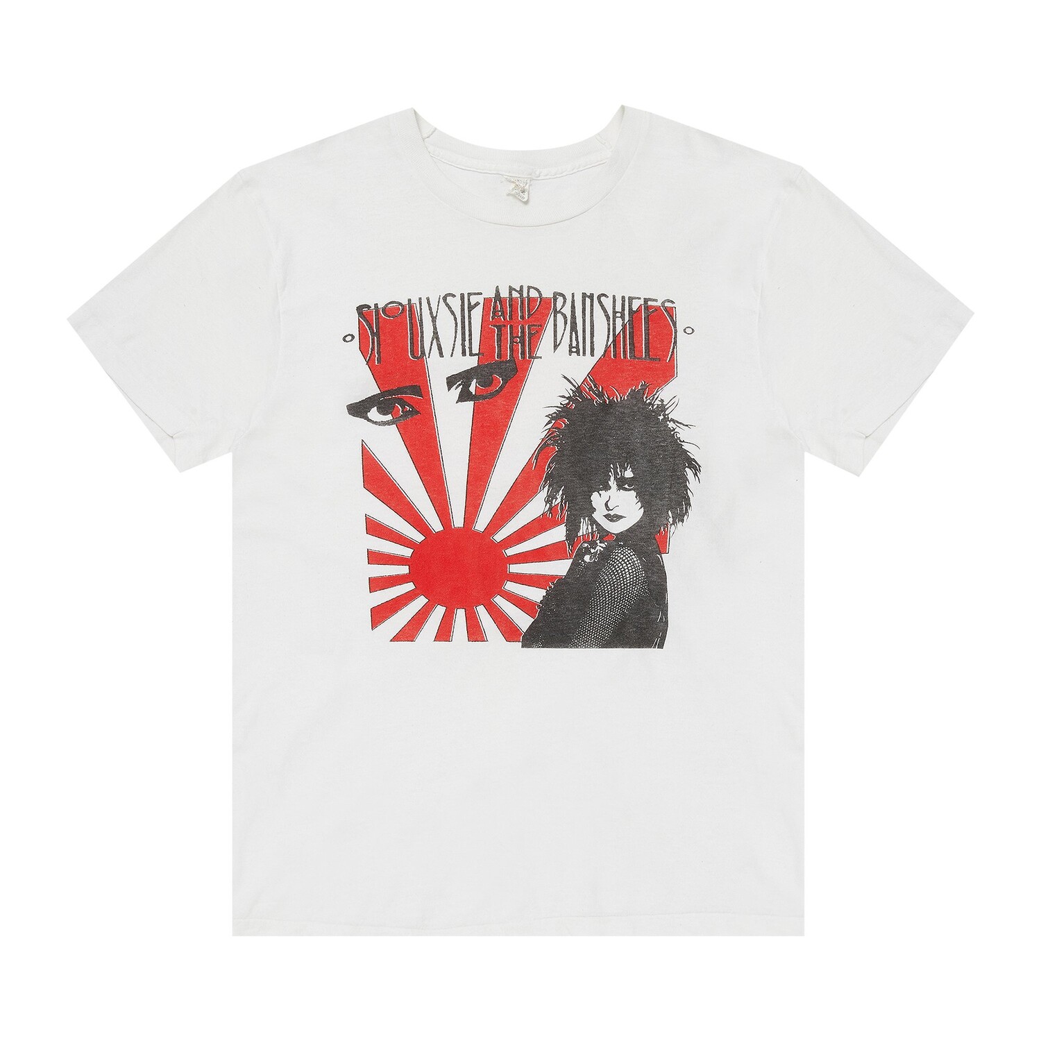 

Винтажная футболка Siouxsie And The Banshees Rising Sun, белая, Белый, Винтажная футболка Siouxsie And The Banshees Rising Sun, белая