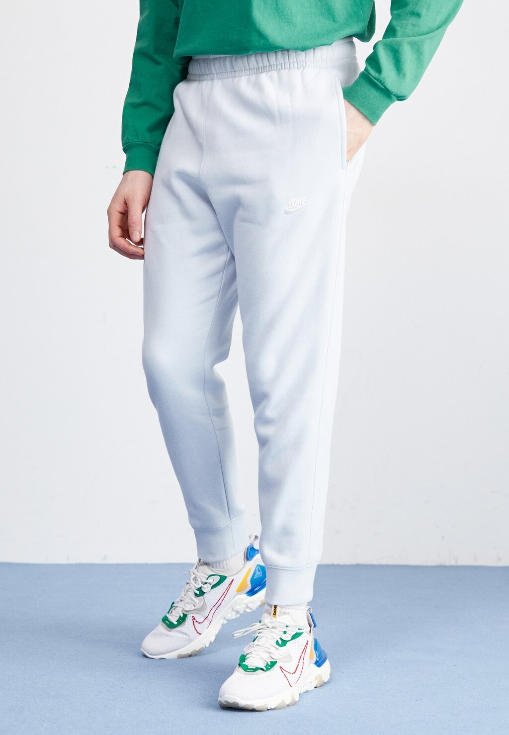 

Спортивные брюки Club Bb Nike, цвет pure platinum, Серый