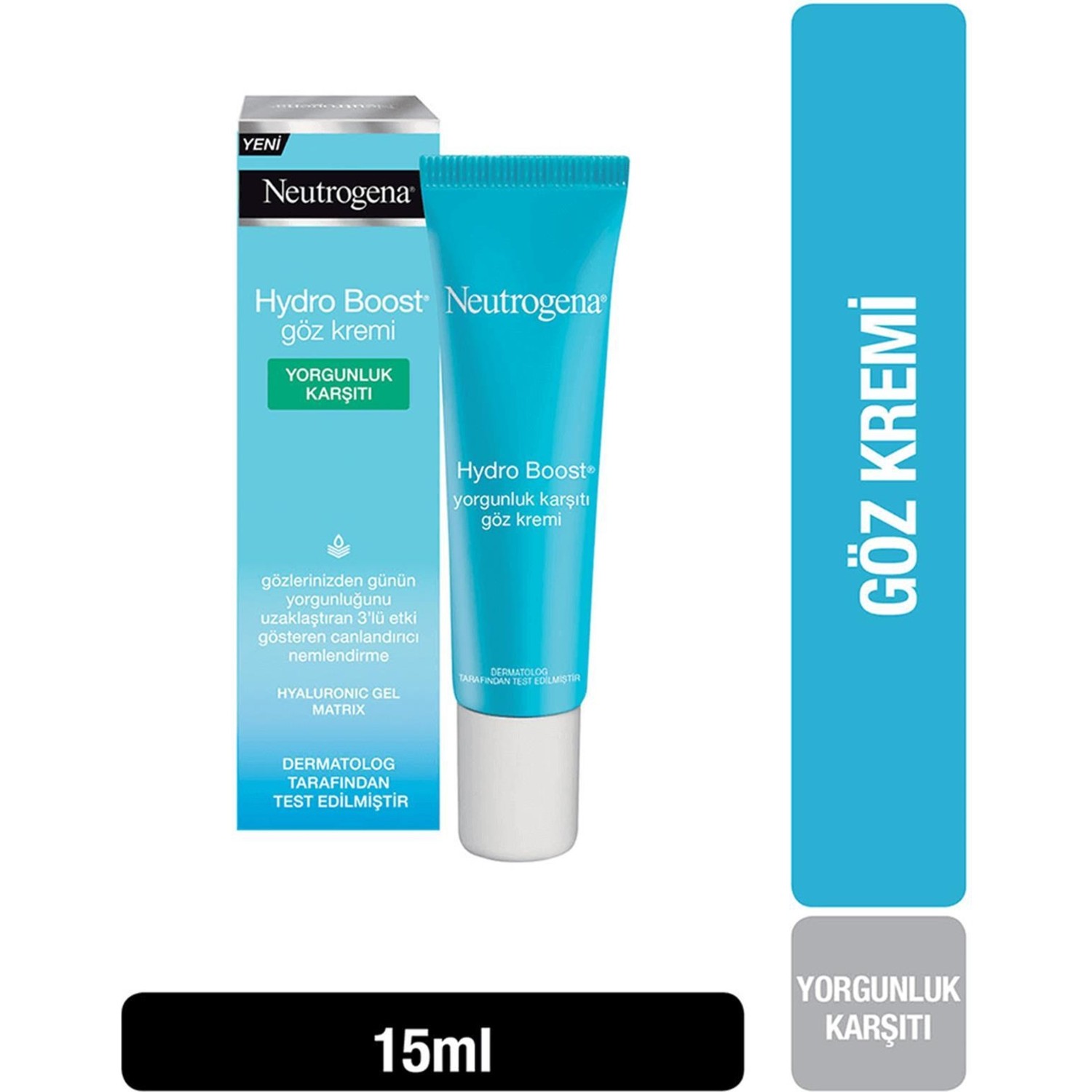 цена Крем Neutrogena Hydro Boost для кожи вокруг глаз против усталости, 15 мл