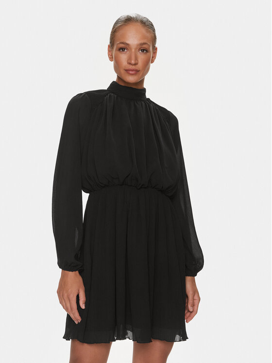 Платье стандартного кроя Selected Femme, черный блуза стандартного кроя selected femme черный
