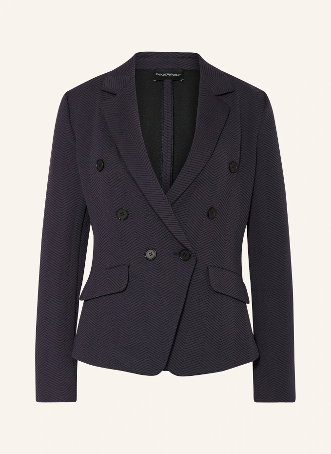 

Блейзер из джерси Emporio Armani, фиолетовый