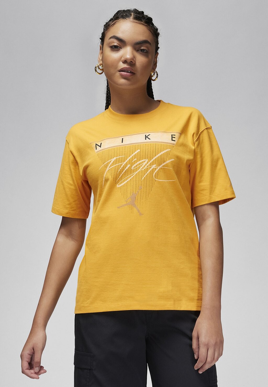 

Футболка с принтом GRAPHIC FLIGHT HERITAGE Jordan, цвет yellow ochre