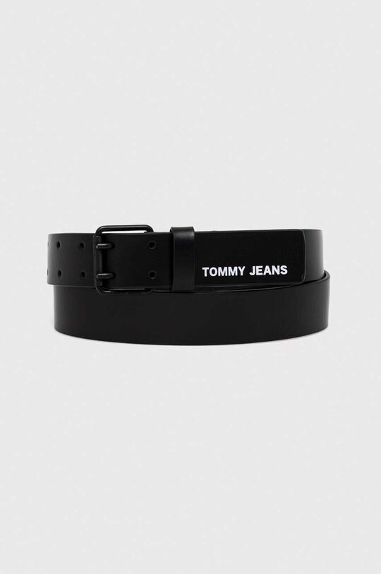 

Кожаный ремень Tommy Jeans, черный