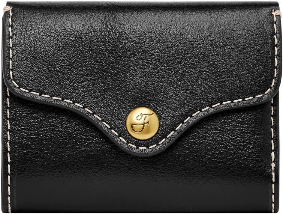 

Кошелек Heritage Leather Trifold Fossil, коричневый