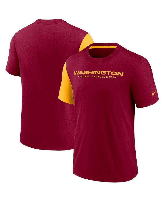 

Мужская бордово-золотая футболка Washington Football Team Pop Performance Nike, красный