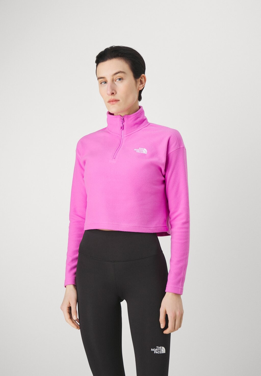 

Флисовый свитер 100 GLACIER CROPPED ¼ ZIP The North Face, цвет violet crocus