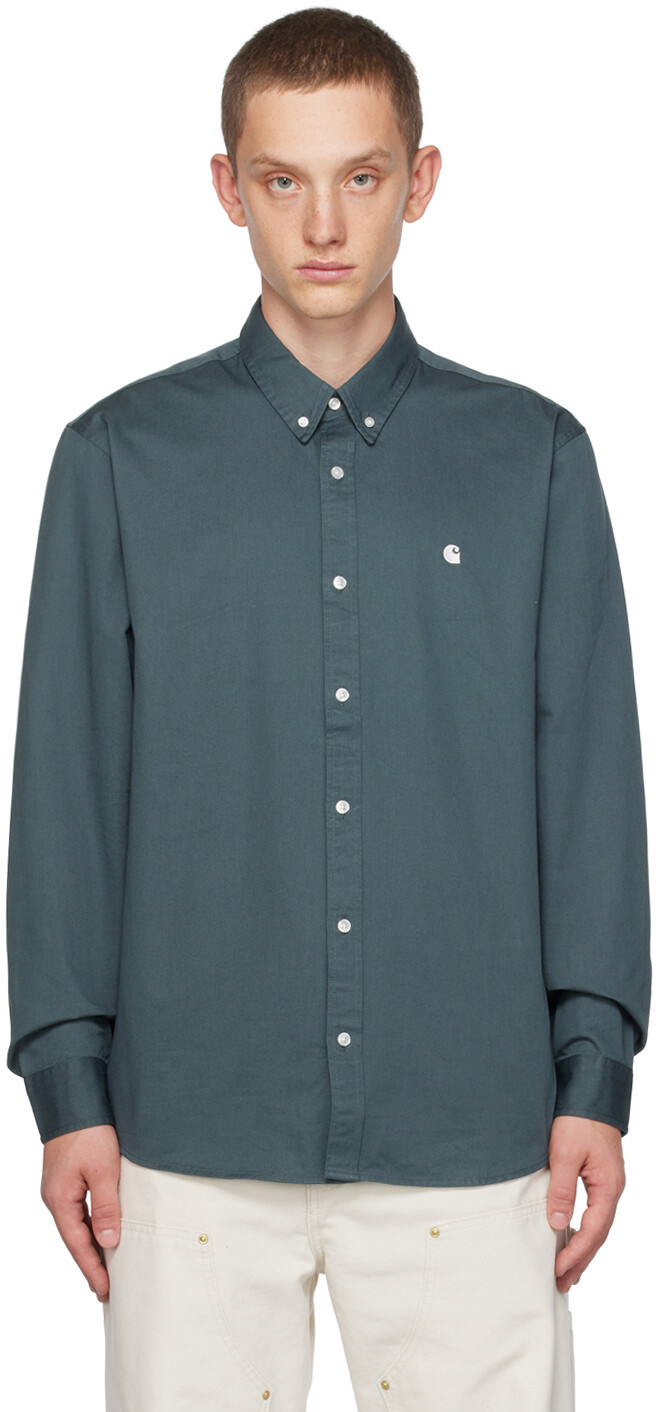 

Синяя рубашка Carhartt Work In Progress Madison