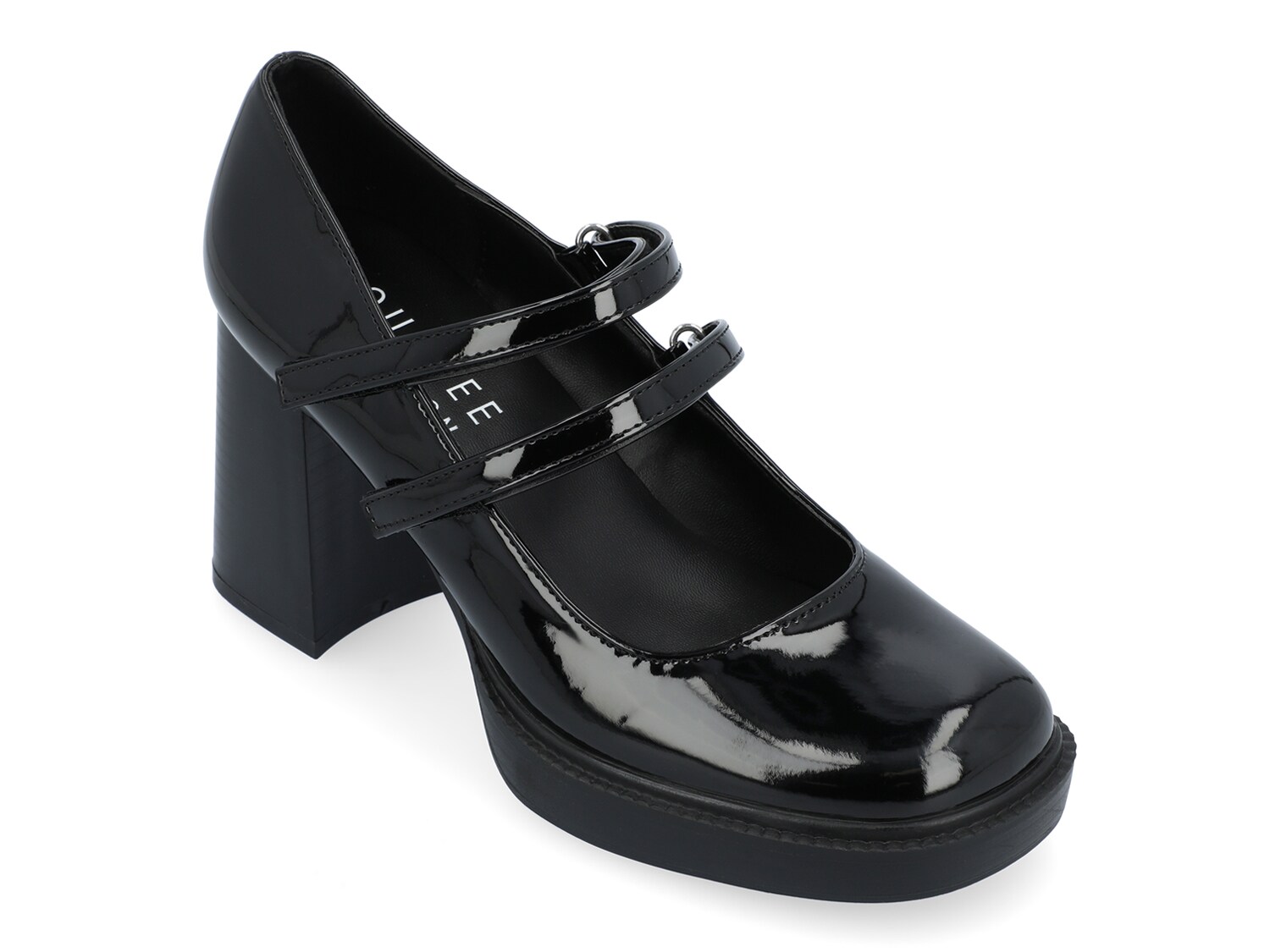Туфли на платформе Journee Collection Shasta, черный женские туфли в стиле лолита туфли мэри джейн с бантом на платформе кожаные туфли на плоской подошве с квадратным носком повседневные т