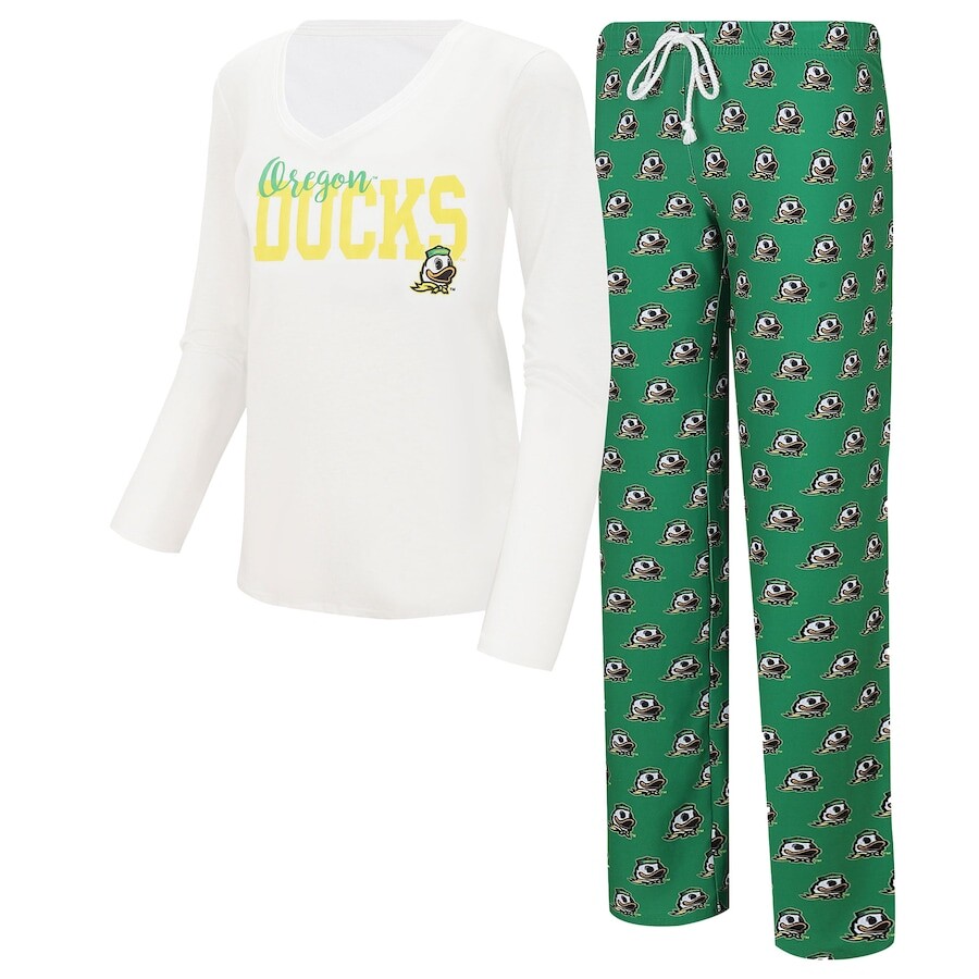 

Пижамный комплект Concepts Sport Oregon Ducks, белый