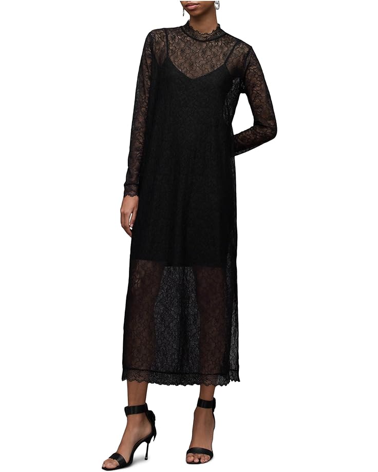 

Платье AllSaints Katlyn Lace Dress, черный