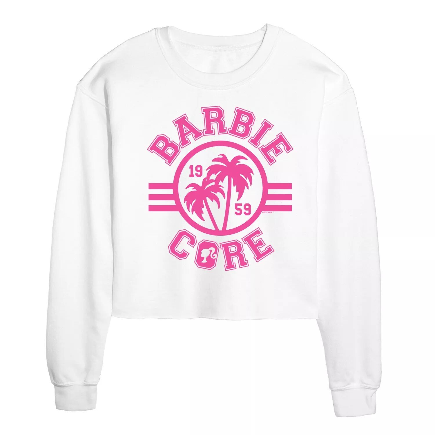 

Укороченный флисовый свитшот с рисунком Barbie Core для юниоров Licensed Character