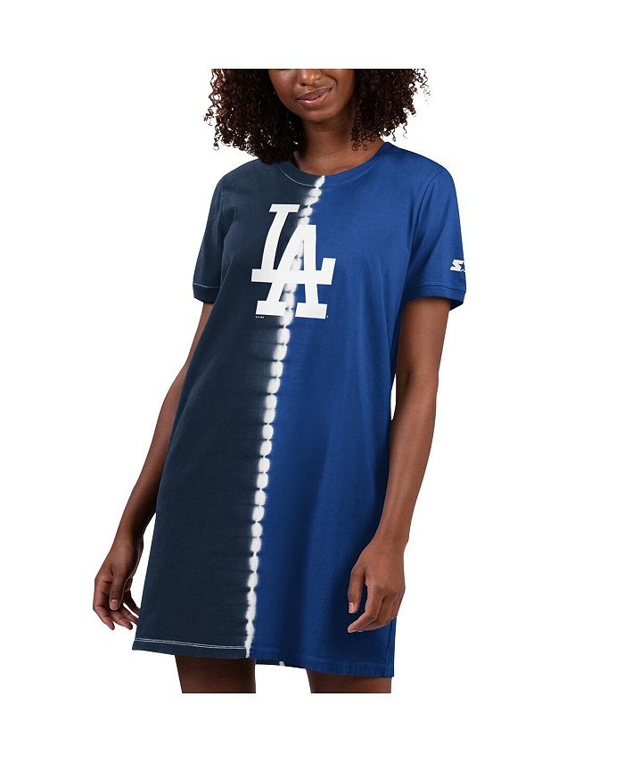 

Женское темно-синее платье-кроссовки Royal Los Angeles Dodgers Ace Tie-Dye Starter, синий