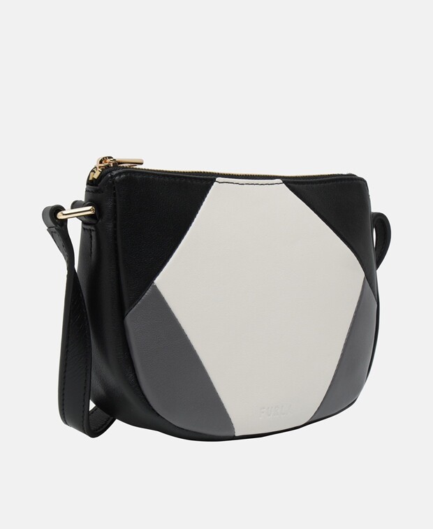 

Кожаная сумка через плечо Furla, цвет Wool White