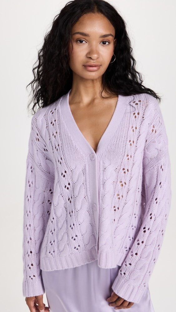 

Кардиган Sablyn Pointelle Cashmere
