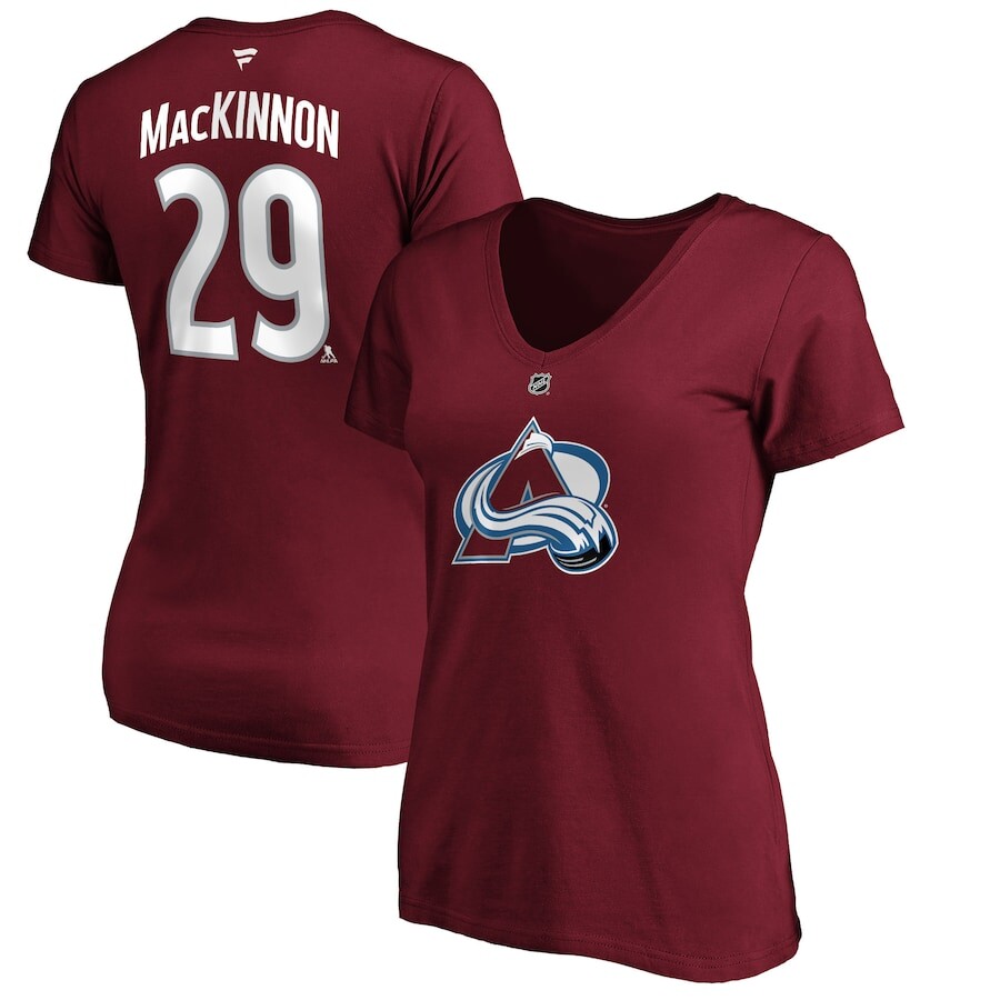 

Футболка с коротким рукавом Fanatics Branded Colorado Avalanche, бордовый