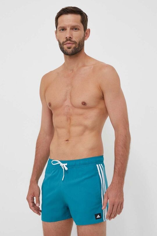 

Шорты для плавания CLX с 3 полосками adidas, бирюзовый
