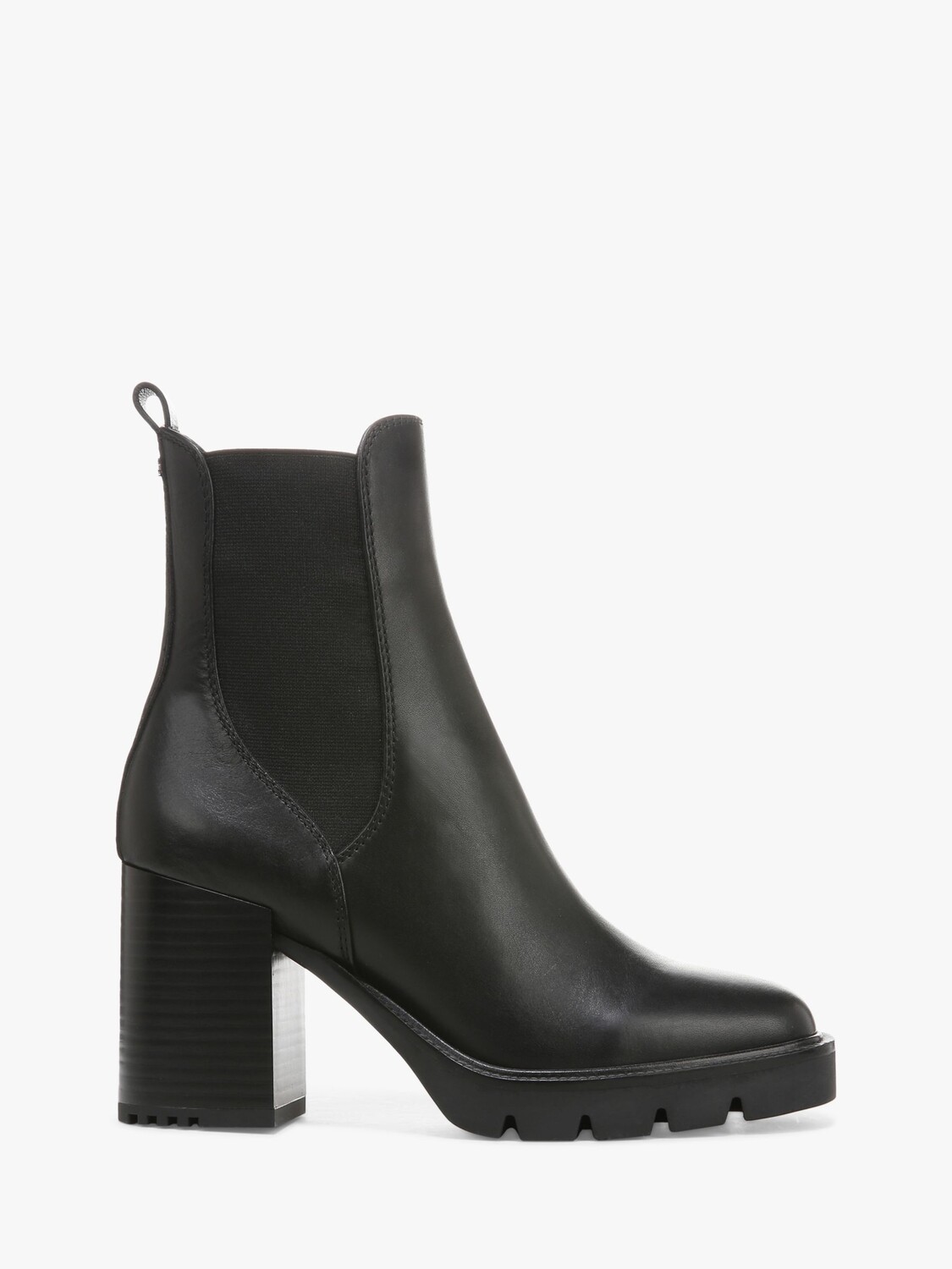 

Кожаные ботильоны на каблуке Sam Edelman Rollins, черные