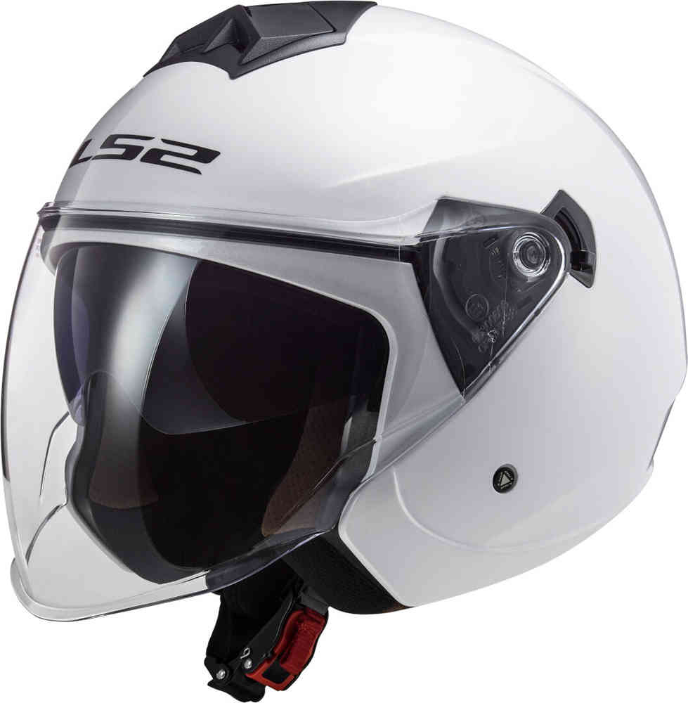 цена OF573 Twister II Твердый реактивный шлем LS2, белый