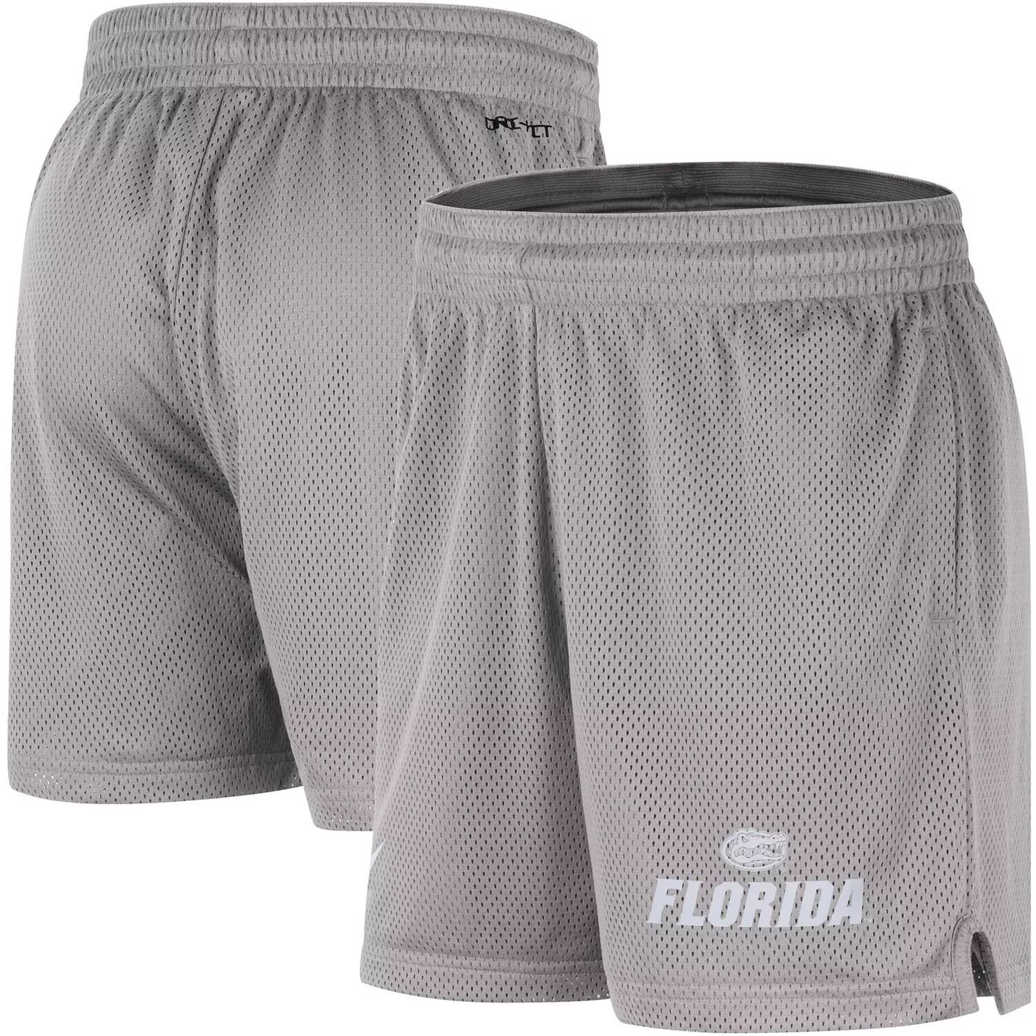 Мужские серые шорты из сетки Florida Gators Performance Nike