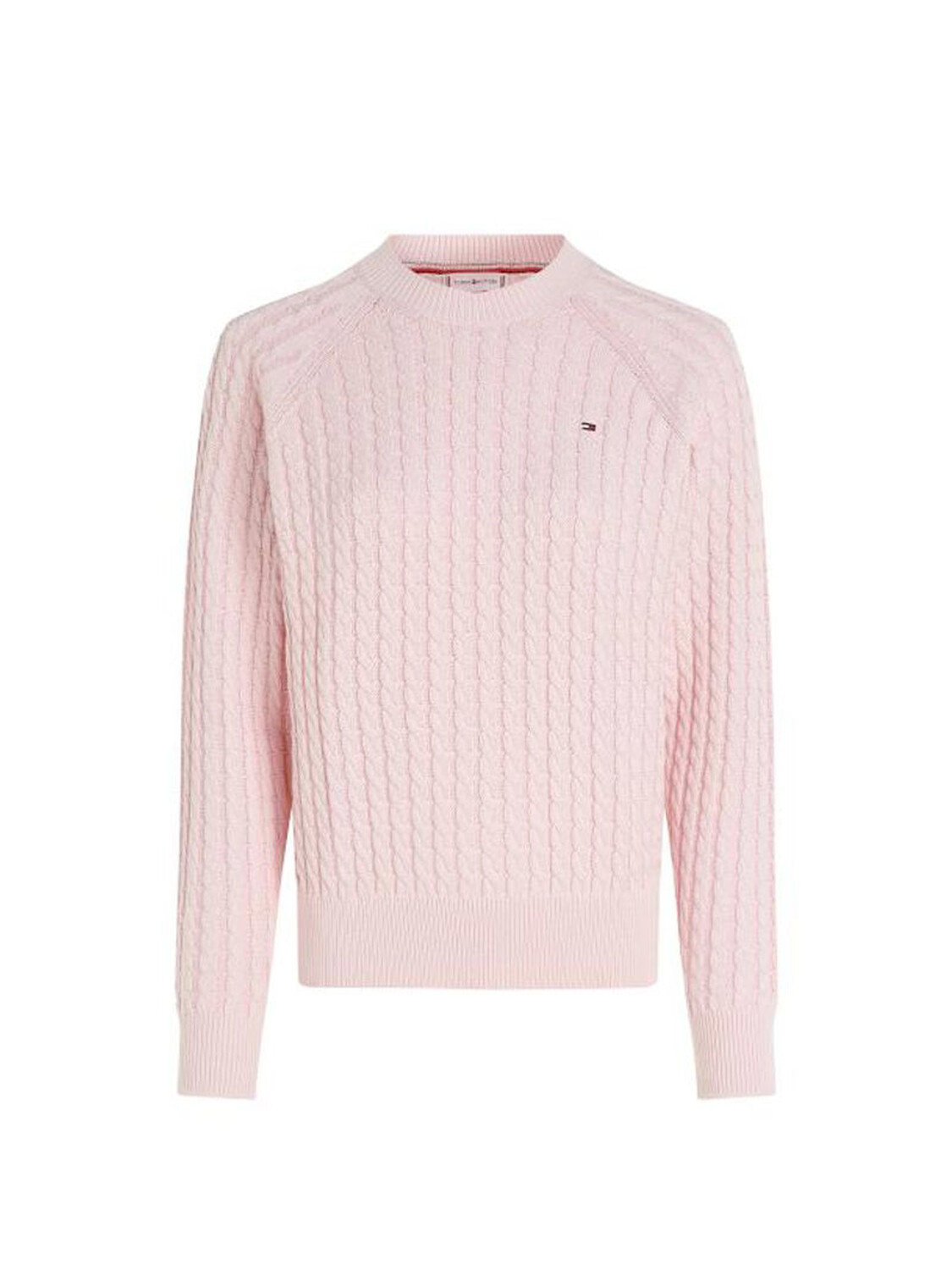 

Свитер hilfiger maglioncino a treccia Tommy, розовый