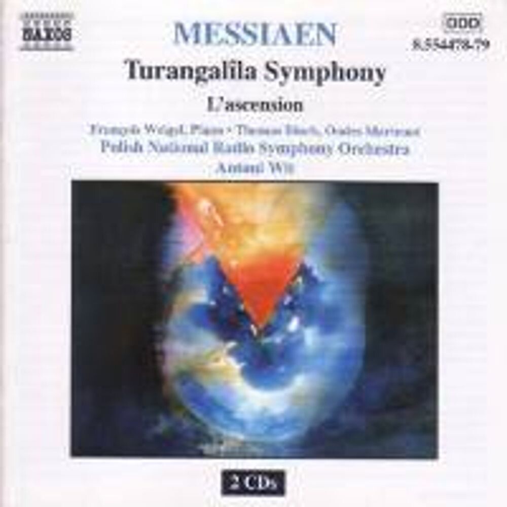 

Диск CD Messiaen: Turangalîla Symphony / L'ascension [Import] - Olivier Messiaen, Antoni Wit, Polish Radio Orchestra & Chorus Katowice
