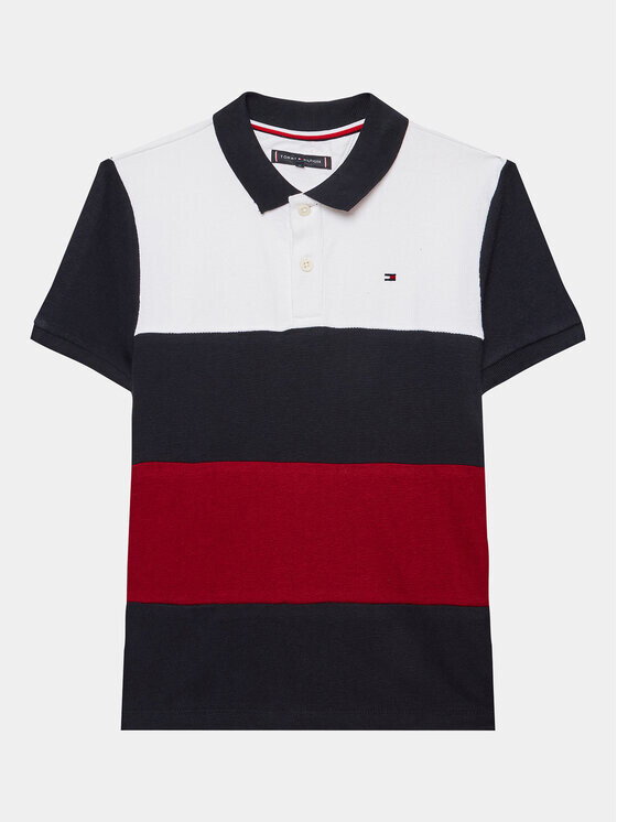 

Рубашка поло стандартного кроя Tommy Hilfiger, синий