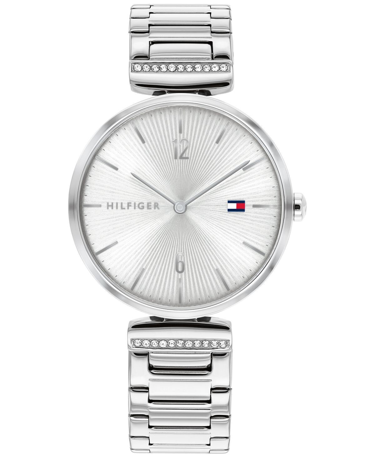 

Женские часы-браслет из нержавеющей стали и кристаллов, 34 мм Tommy Hilfiger