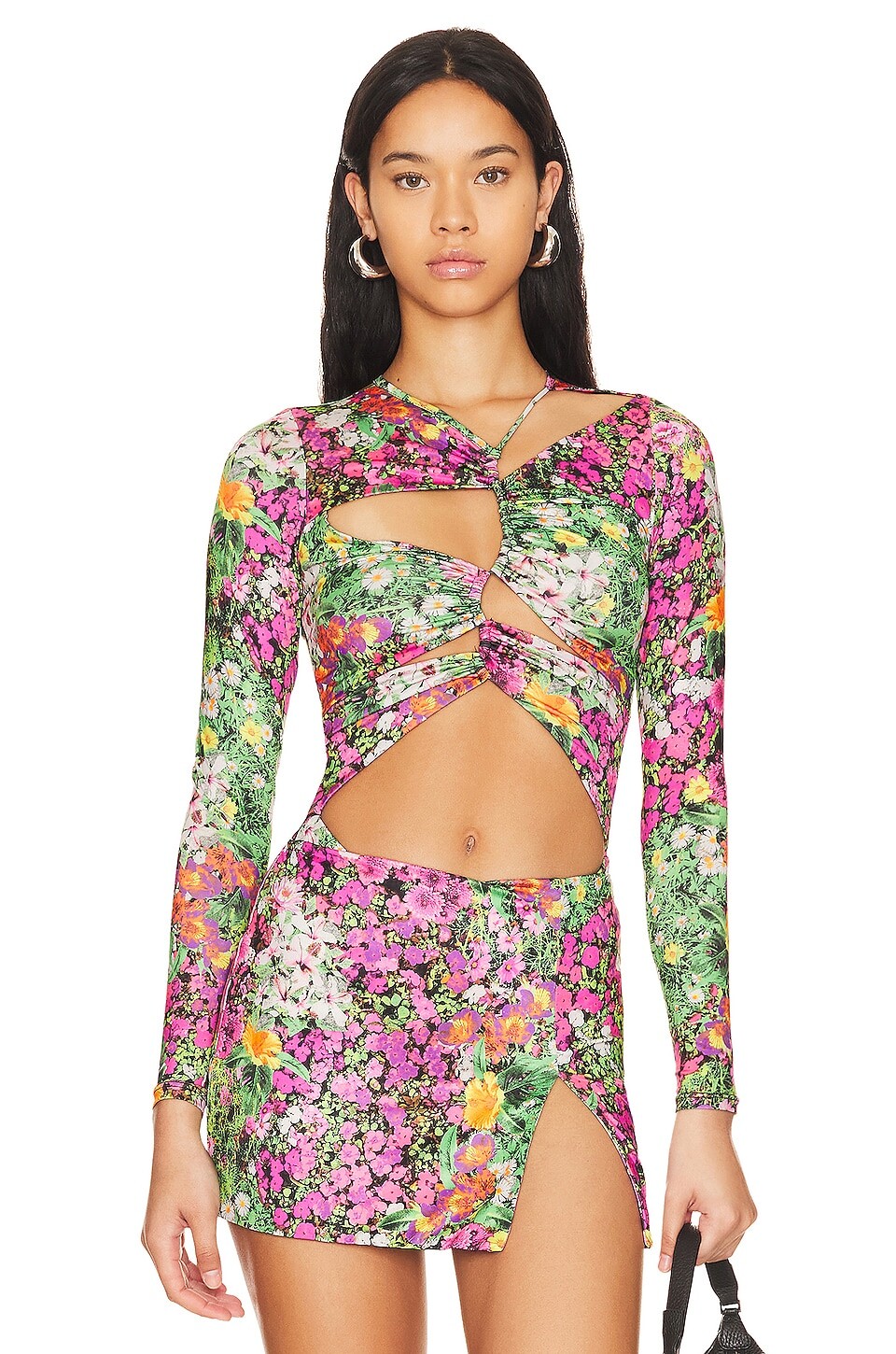 

Боди AFRM Brami, цвет Mixed Floral Sub