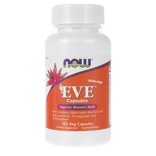 Биологически активная добавка EVE (мультивитаминная биологически активная добавка для женщин) Now Foods, 120 капсул биологически активная добавка с коэнзимом now co q10 60
