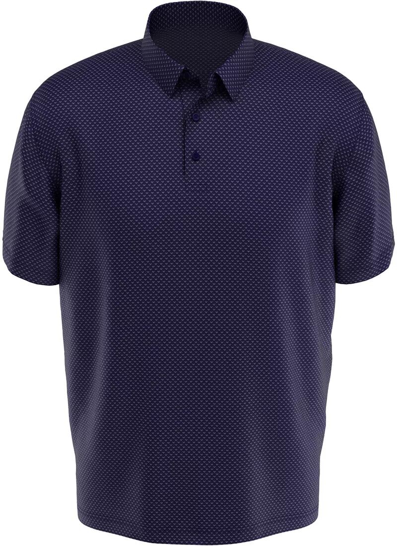 

Мужская жаккардовая футболка-поло для гольфа с короткими рукавами Callaway Pro Spin Chevron