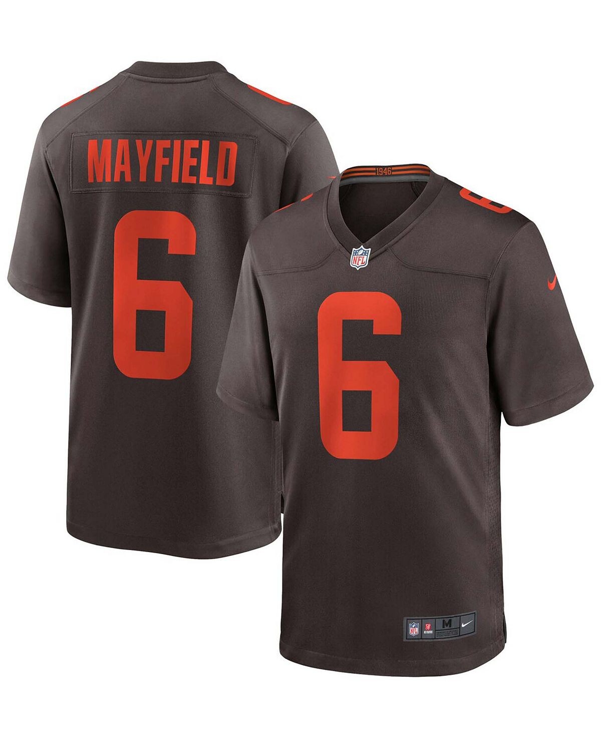 

Мужское джерси для альтернативной игры Baker Mayfield Brown Cleveland Browns Nike
