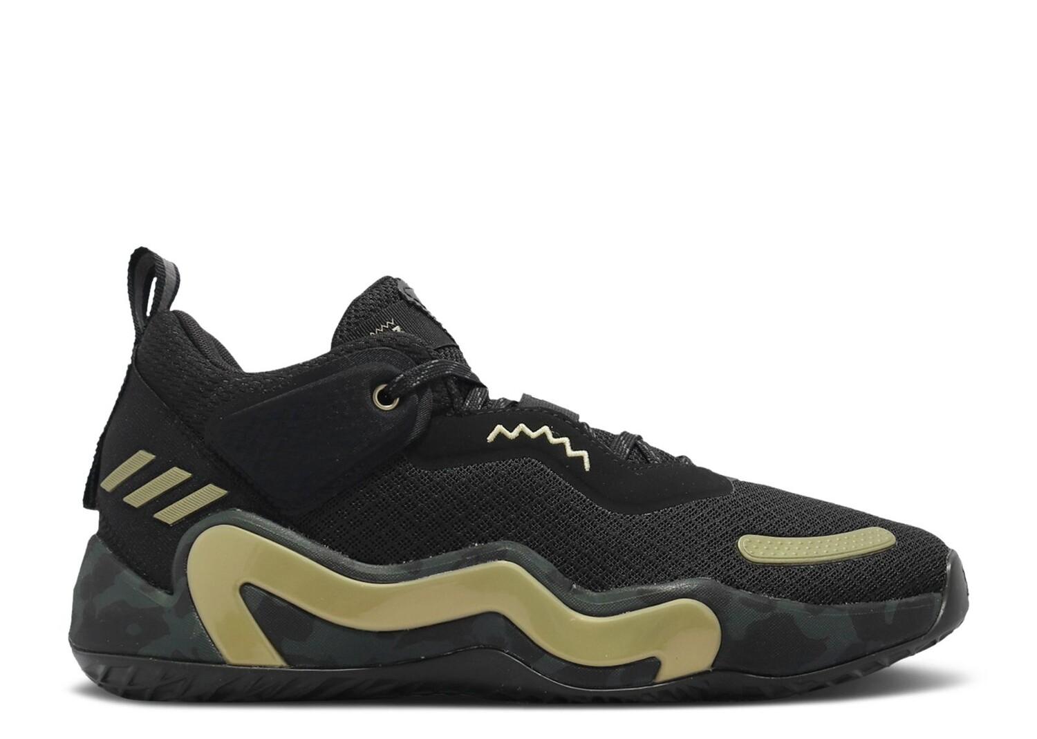 

Кроссовки adidas D.O.N. Issue #3 Gca 'Black Gold Metallic', черный