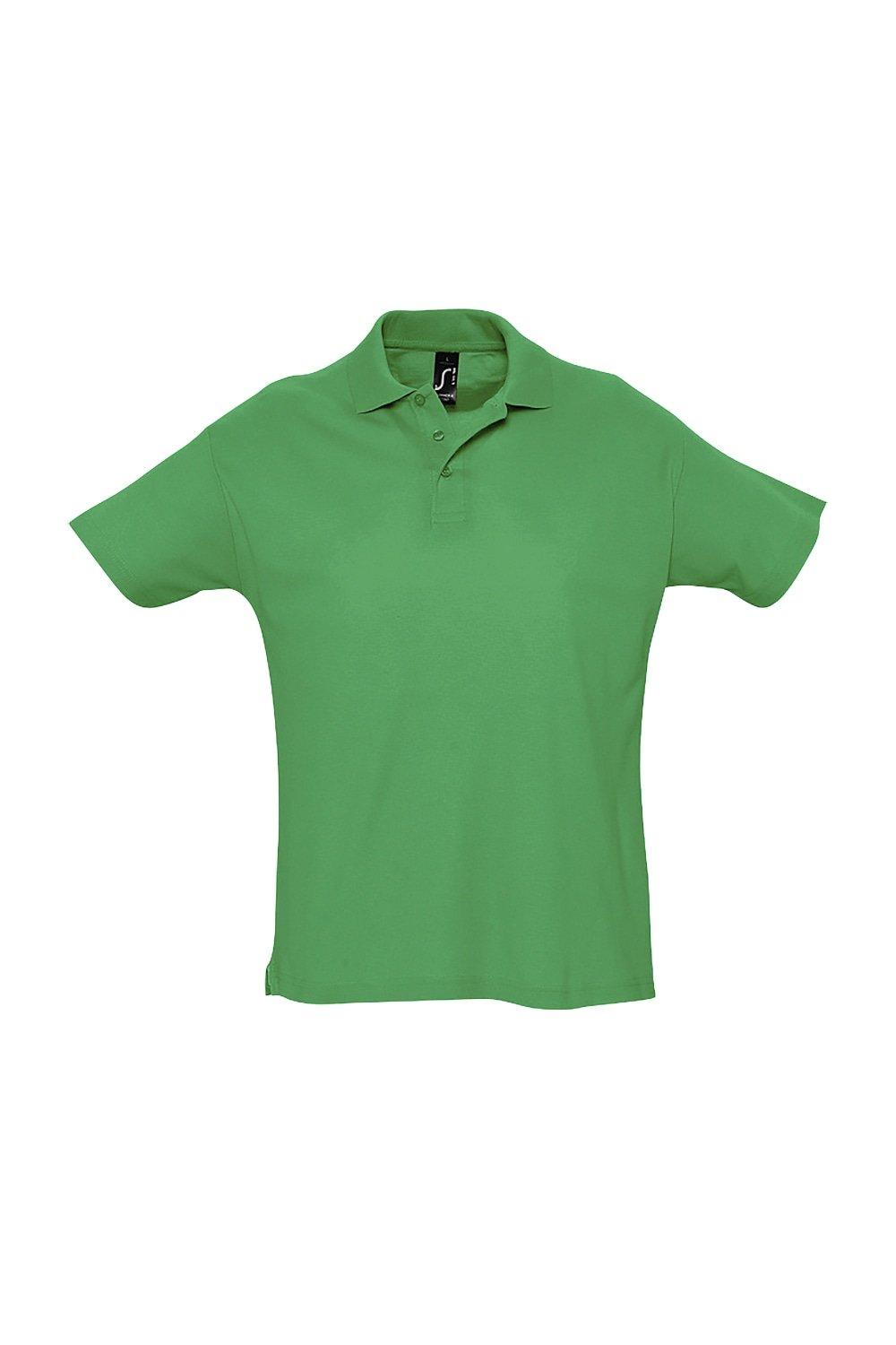 

Рубашка поло с короткими рукавами Summer II Pique SOL'S, зеленый