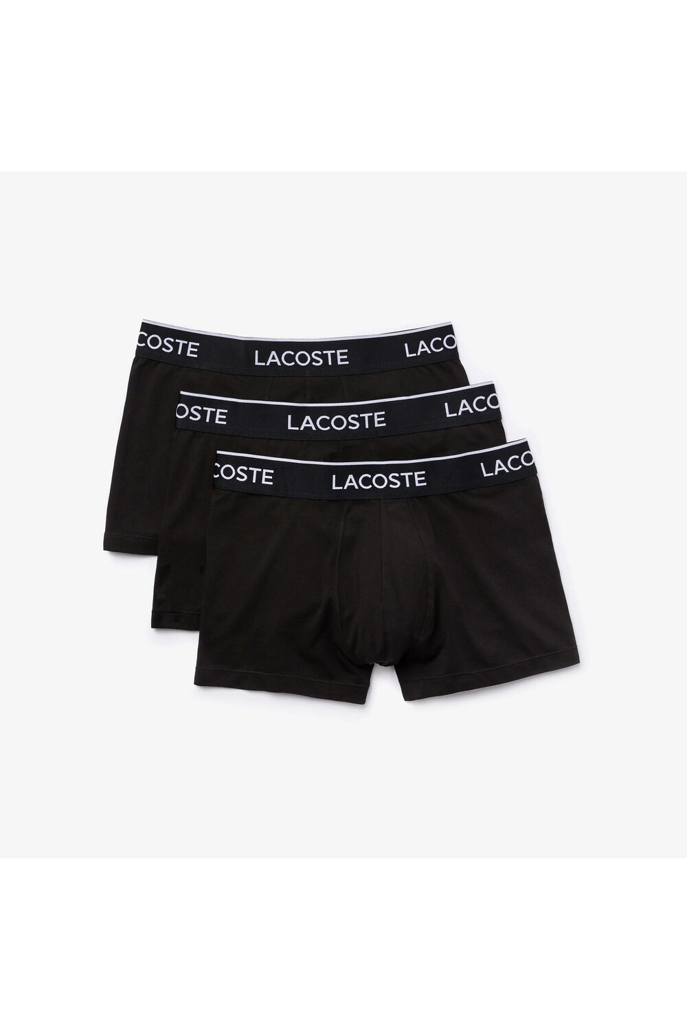 

Боксеры - Черный - Однотонный Lacoste, черный