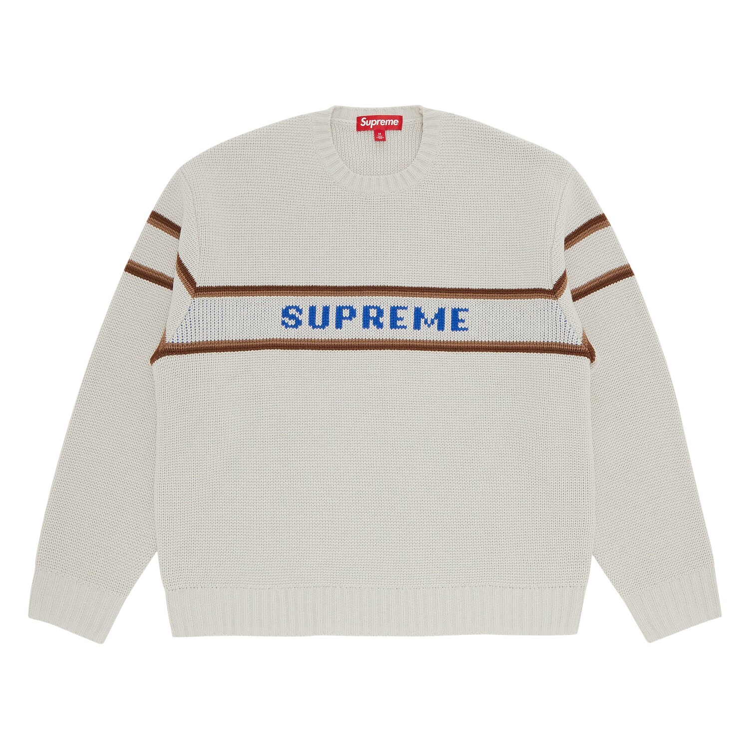 

Свитер с полосками на груди Supreme Stone