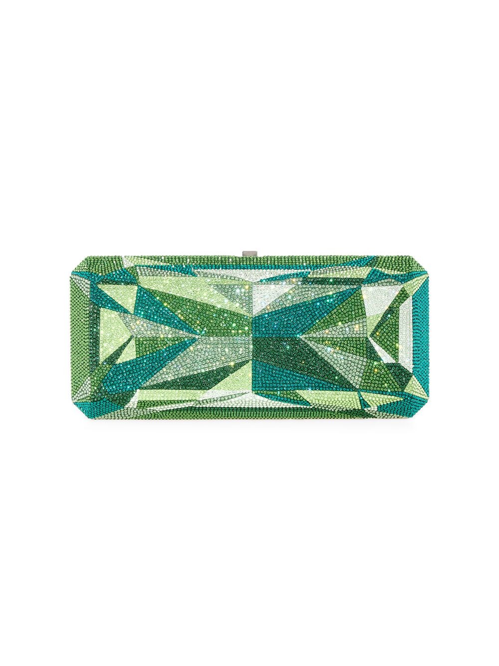 

Изумрудный клатч, украшенный кристаллами Judith Leiber Couture