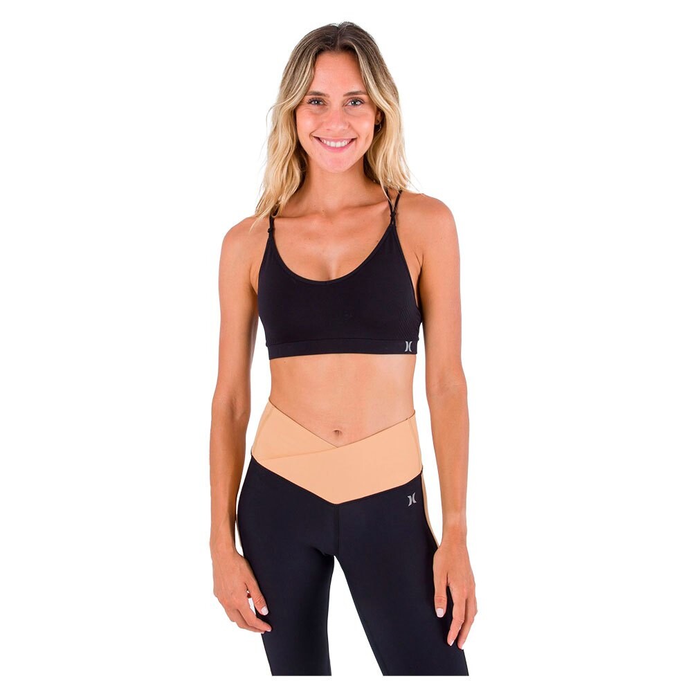 

Спортивный бюстгальтер Hurley H2O Dri Seamless, черный