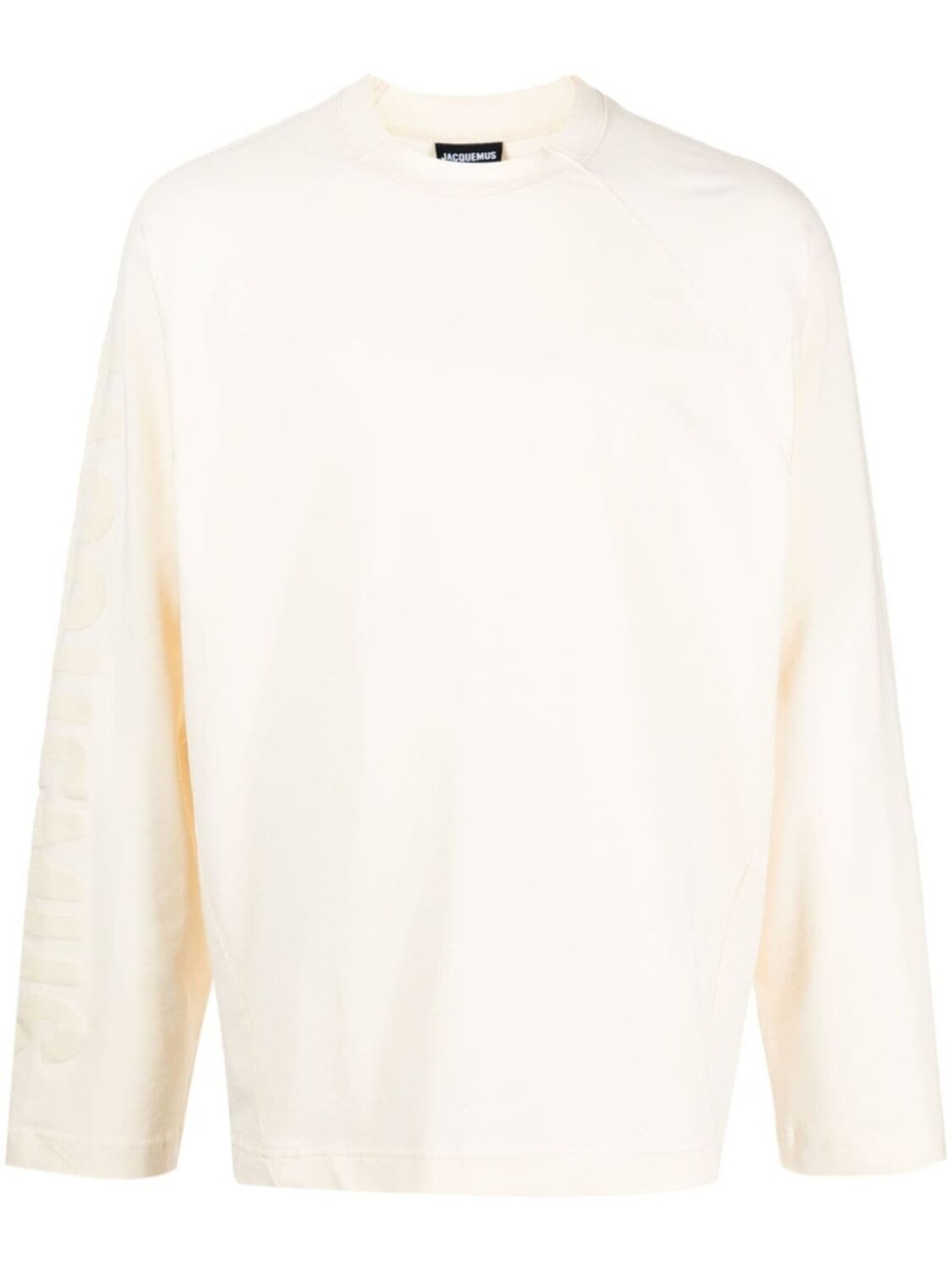 

Jacquemus футболка Le t-shirt Typo с длинными рукавами, нейтральный цвет