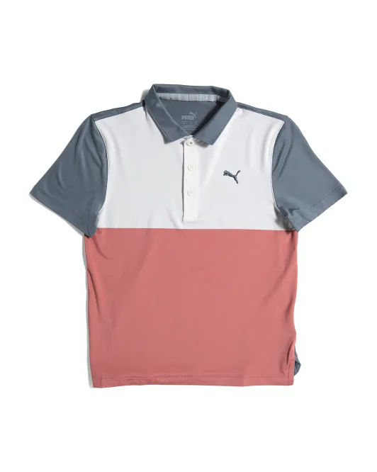 

Поло с цветными блоками Big Boy Cloud Spun Puma Golf, цвет Multi