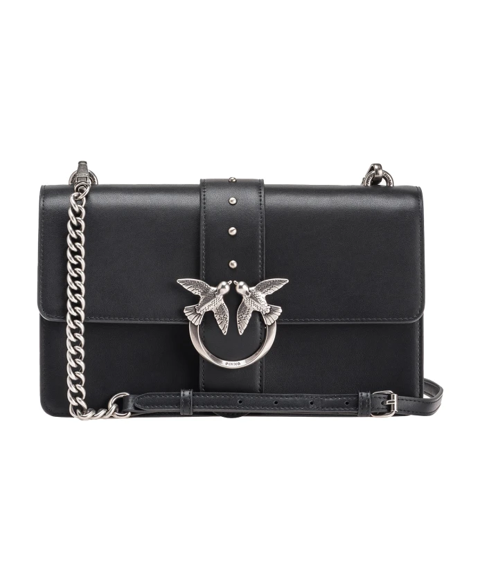 

Кожаная сумка Love Bag Icon It Pinko, черный
