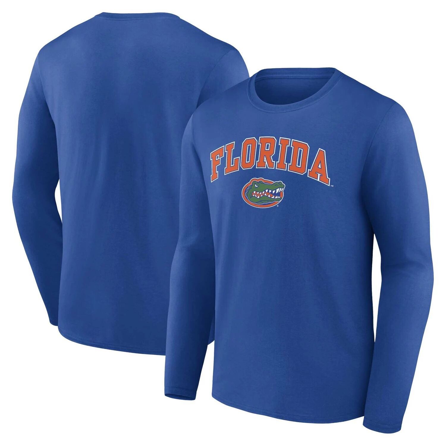 

Мужская футболка с длинным рукавом с фирменным логотипом Royal Florida Gators Campus Fanatics