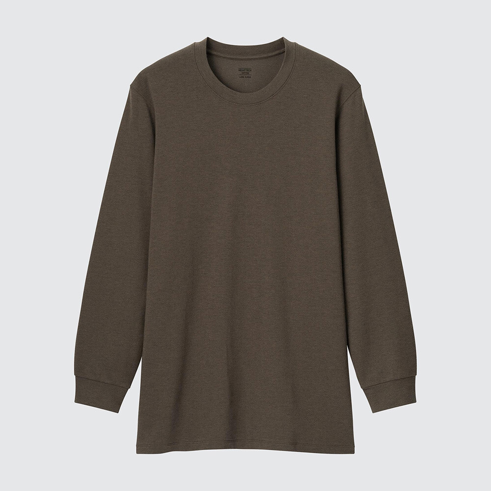 

Футболка Uniqlo Duoshuan HEATTECH мужская, темно-коричневый