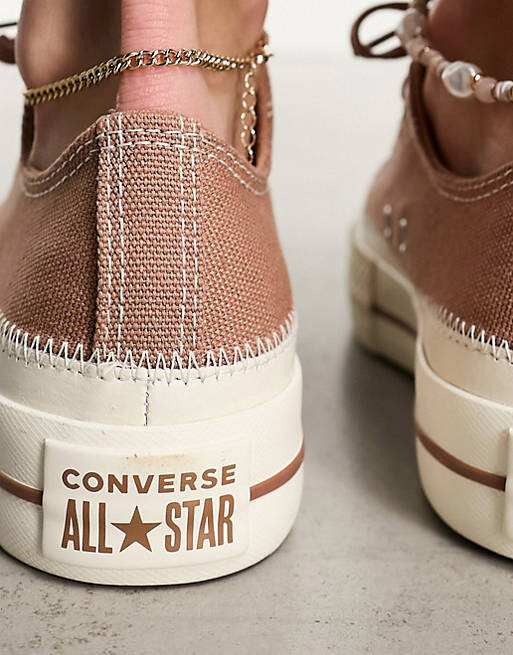 

Темно-нейтральные кроссовки с низкой посадкой Converse Chuck Taylor All Star