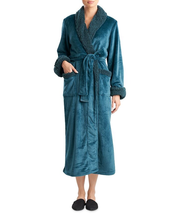 

Длинный плюшевый халат Natori
