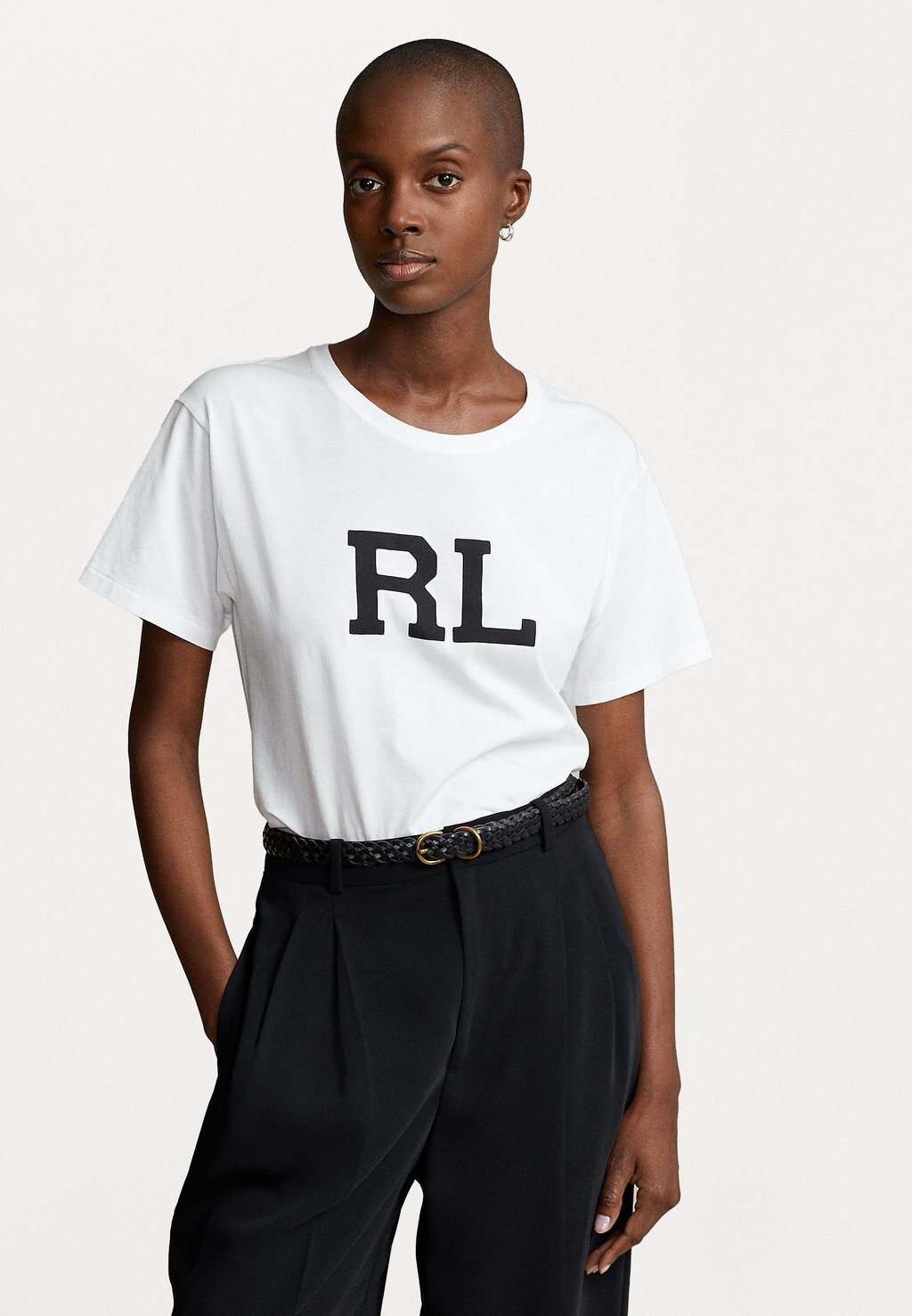 

Футболка с принтом Polo Ralph Lauren, белый