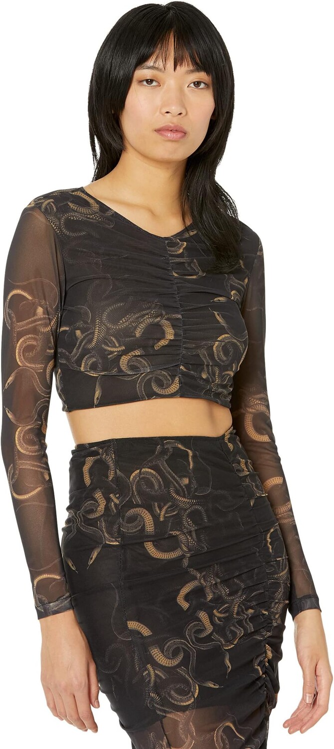 

Топ Tessia Tempest AllSaints, цвет Deep Green