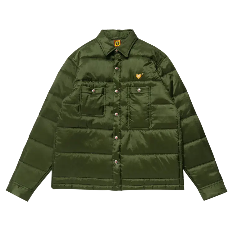 

Куртка Human Made Quilted Shirt 'Olive', зеленый